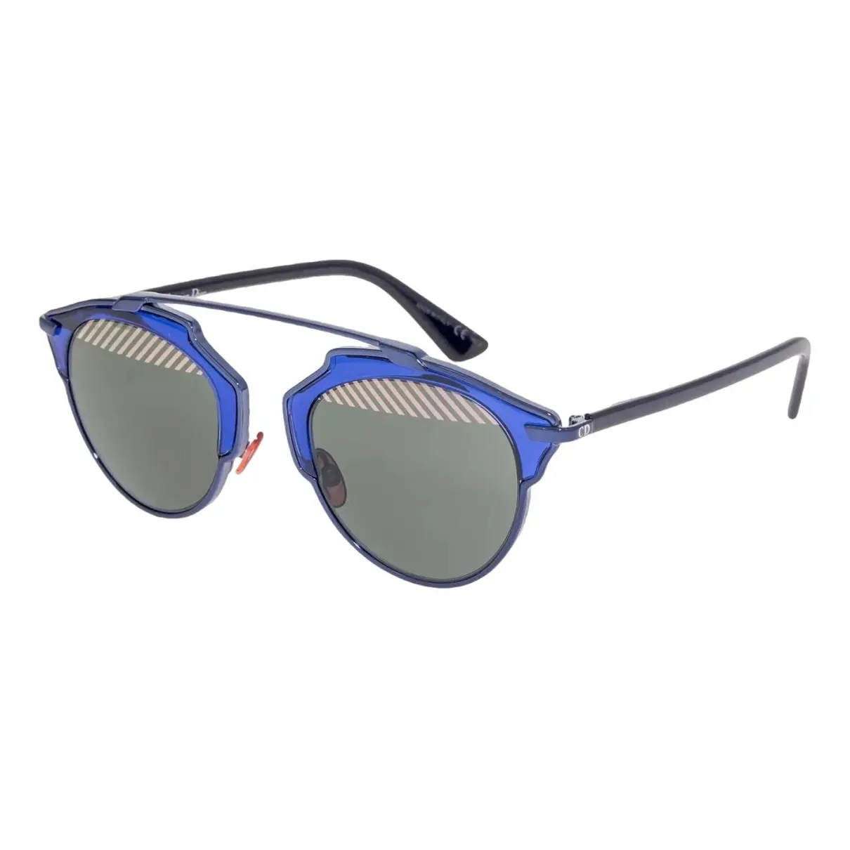 Christian Dior Soreal Stylish Blue And Black Sunglasses